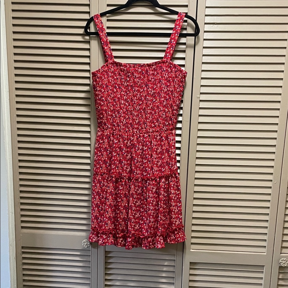 Floral Red Sundress